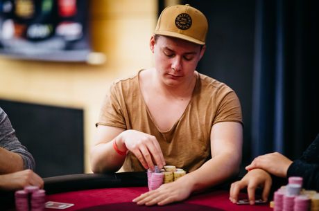 Fabian Gumz leads the final table of the Malta Poker Festival Grand Event