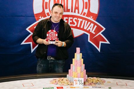 Emanuele Onnis after his Malta Poker Festival Grand Event win