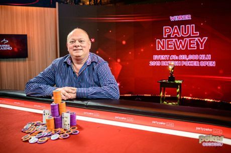 Paul Newey won his first major live poker tournament