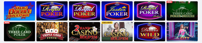 Live Poker Games at BetRivers.net Social Casino