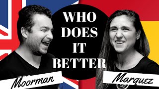 WHO DOES IT BETTER: Chris Moorman vs Ana Marquez