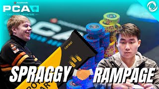 SPRAGGY HAS WHAT RAMPAGE NEEDS | $10,300 PCA Main Event | PokerStars PCA 2023